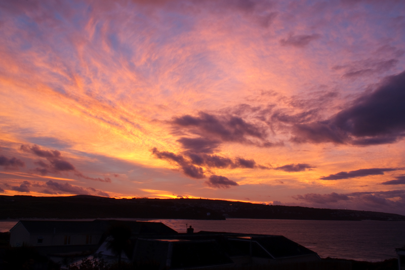 Autumn sunset