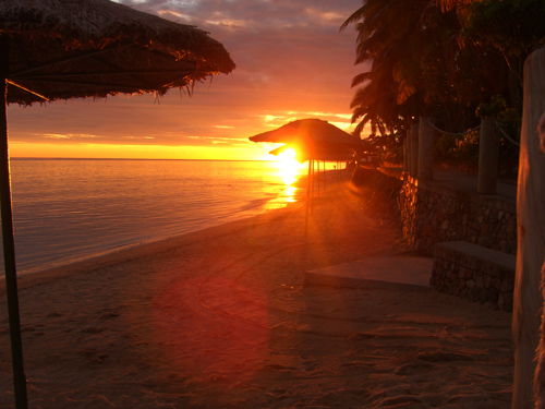 Sunset in Fiji