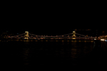 Chain Bridge at night