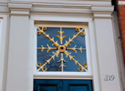 Decorative door windows