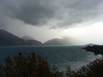 Lake Wakatipu in the midst of a storm