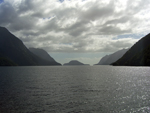 Looking out of the mouth of Doubtful Sound