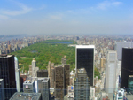 Looking north, across Central Park